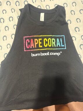 Burn Boot Camp Cape Coral Black Tank Top